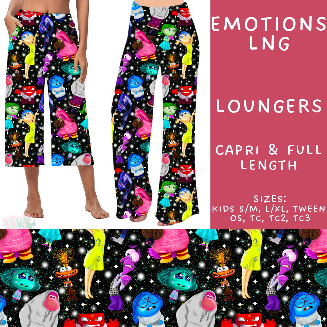 Ready To Ship - Emotions Capri and Full Length Loungers