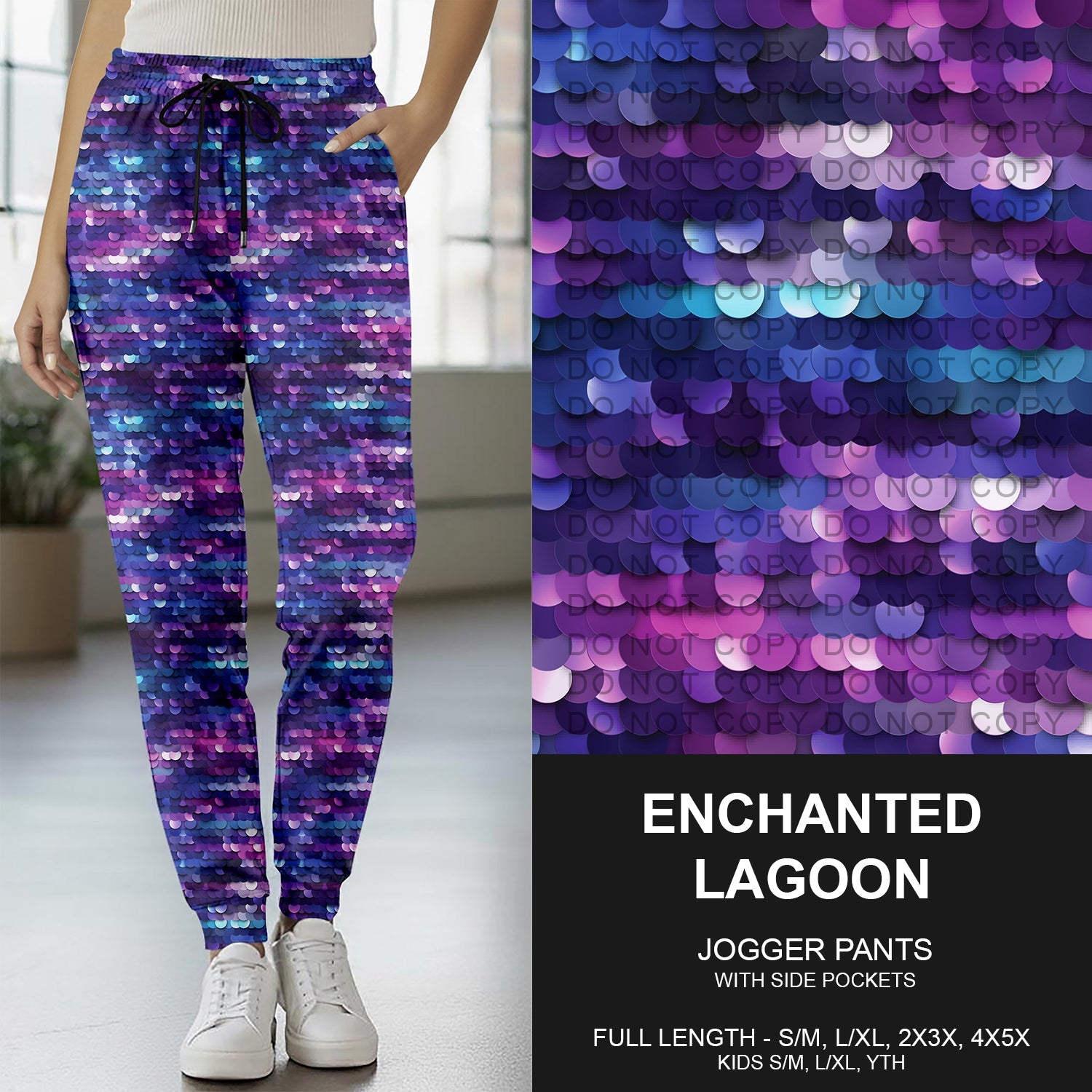 B270 - Preorder Enchanted Lagoon Joggers (Closes 1/18. ETA early April)