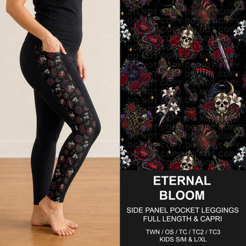 B320 - Preorder Eternal Bloom Side Panel Pocket Leggings (Closes 11/08. ETA: mid Jan.)
