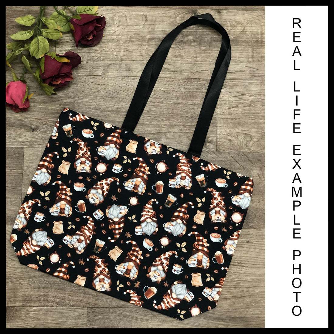 B195 - Preorder Fantasy Blooms Tote Bag (Closes 11/19. ETA: late Jan.)