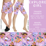 Ready To Ship - Explore Girl Jogger Shorts - OS