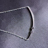 925 Sterling Silver CZ Necklaces – Star Moon, Snowflake, Heart, Infinity Bar