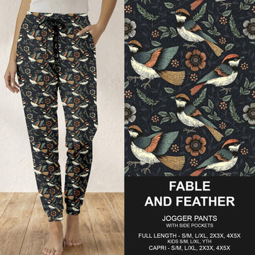 B309 - Preorder Fable and Feather Joggers (Closes 8/23. ETA: late Oct.)