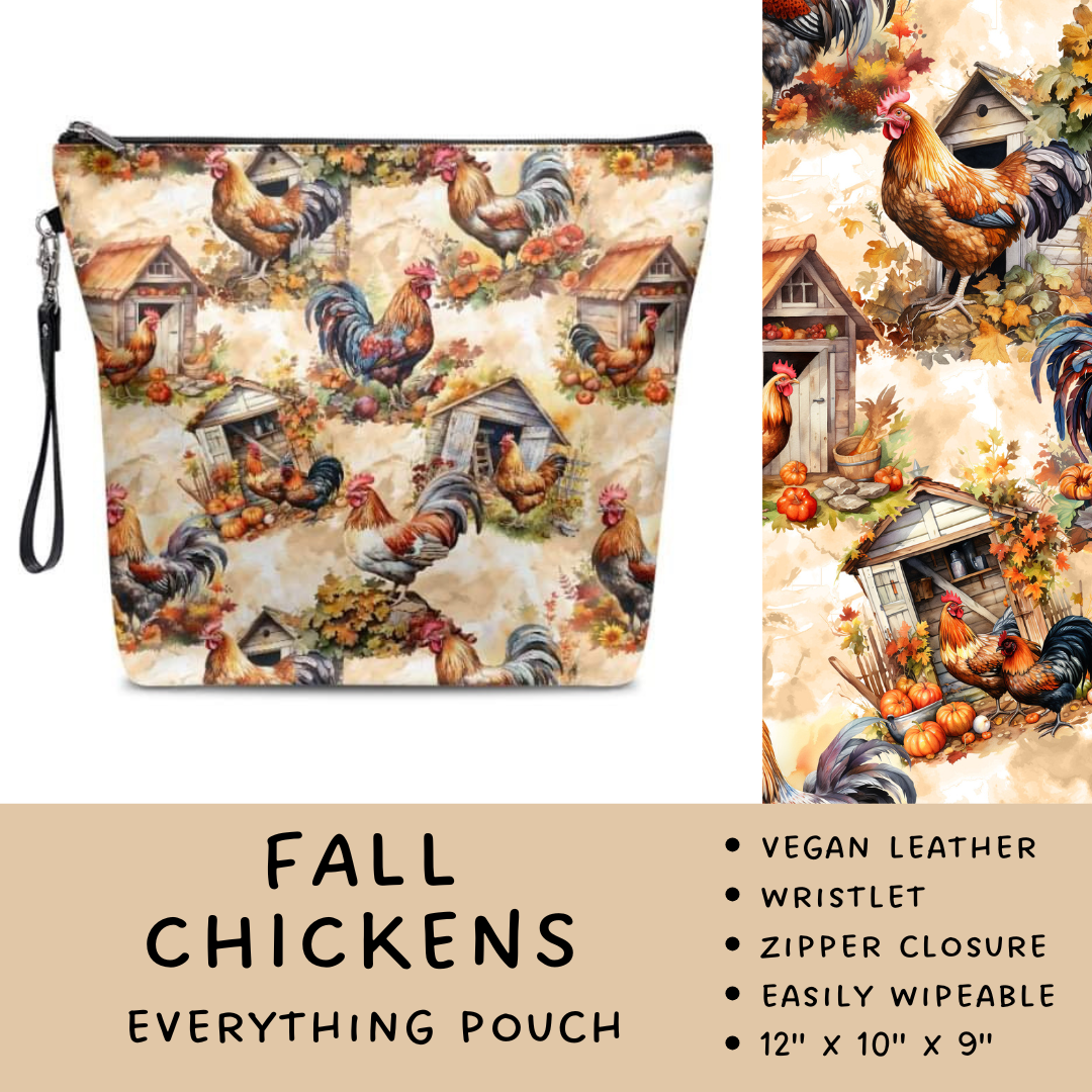 Batch #246 - The Everything Pouch - Closes 11/29 - ETA mid Jan - Fall Chickens Everything Pouch