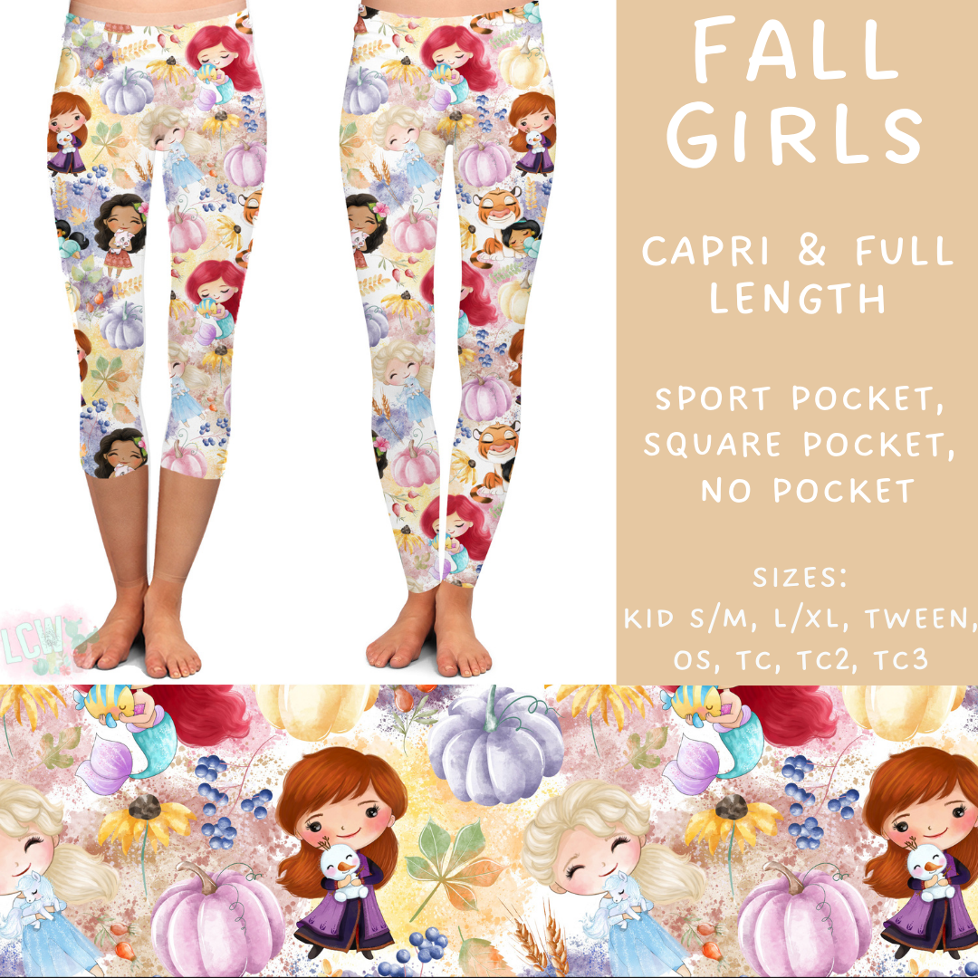 Batch #210 - Magical Fall - Closes 10/4 - ETA mid Nov - Fall Girls Full and Capri Length Leggings