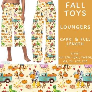 Batch #210 - Magical Fall - Closes 10/4 - ETA mid Nov - Fall Toys Capri and Full Length Loungers