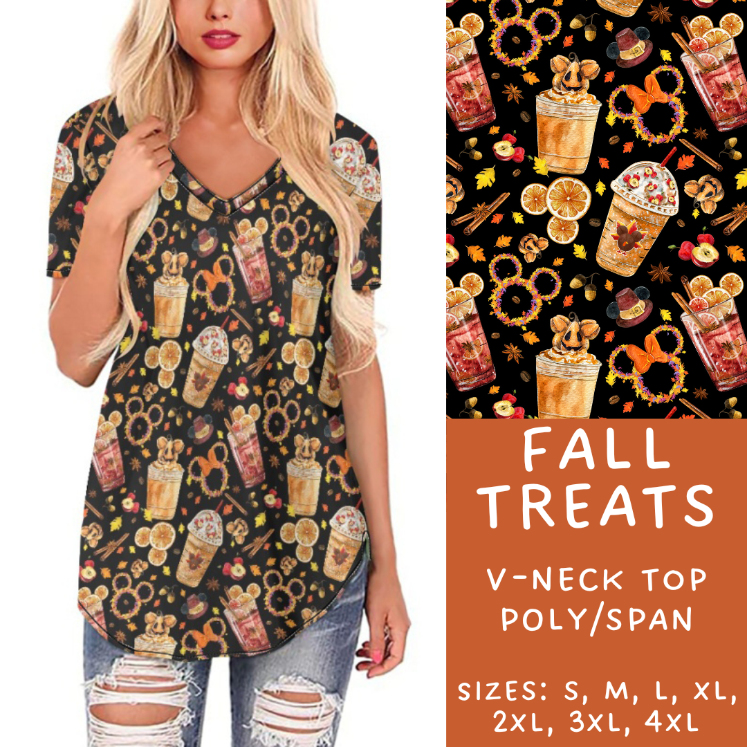 Batch #212 - Magical Fall Sets - Closes 10/8 - ETA mid Nov - Fall Treats V-Neck Tee