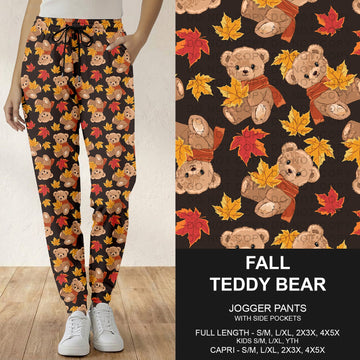 B299 - Preorder Fall Teddy Bear Joggers (Closes 7/12. ETA: mid Sept.)