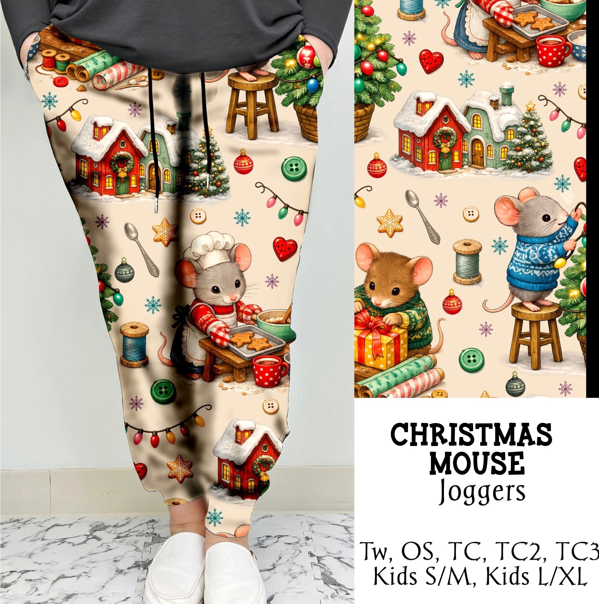 Christmas Mouse Leggings/Joggers | Run Ends 9/8 | ETA 42 days