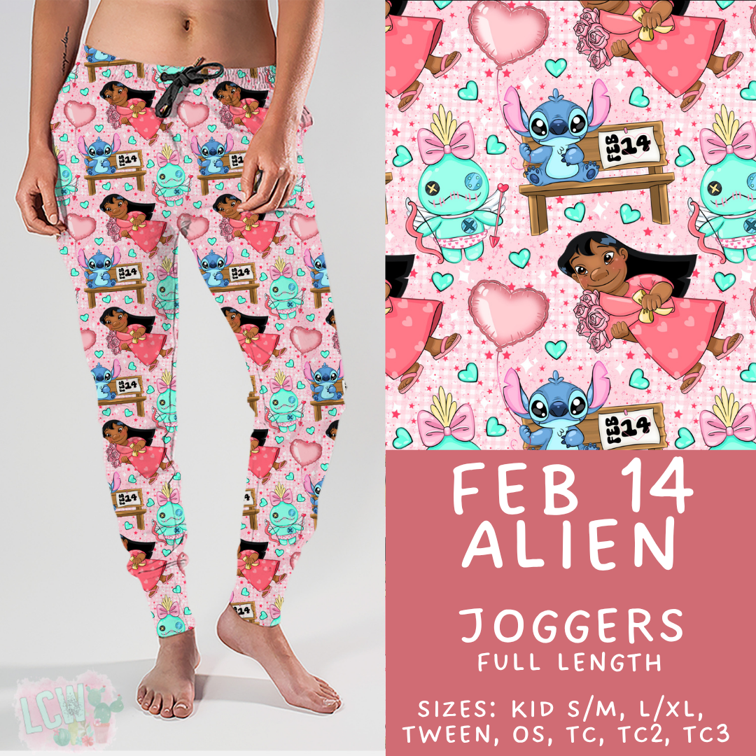 Batch #457 - Magical Character Love Collection - Closes 12/1 - ETA mid Jan - Feb 14 Alien Joggers