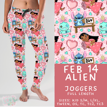 Batch #457 - Magical Character Love Collection - Closes 12/1 - ETA mid Jan - Feb 14 Alien Joggers