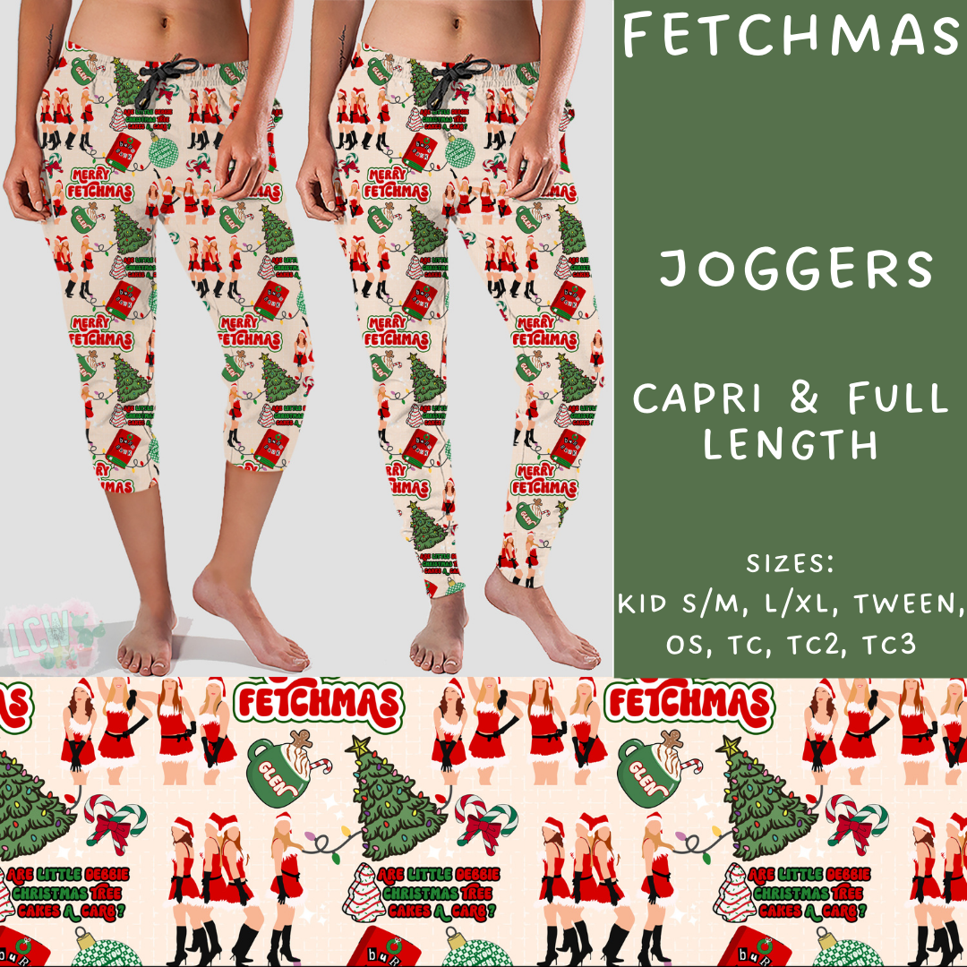 Batch #231 - Tis The Season - Closes 10/31 - ETA early/mid Dec - Fetchmas Full and Capri Length Joggers