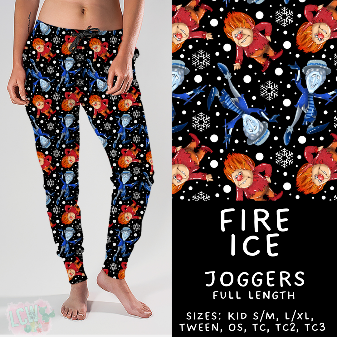 Ready to Ship - Fire Ice Joggers - TC
