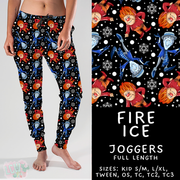 Ready to Ship - Fire Ice Joggers - TC