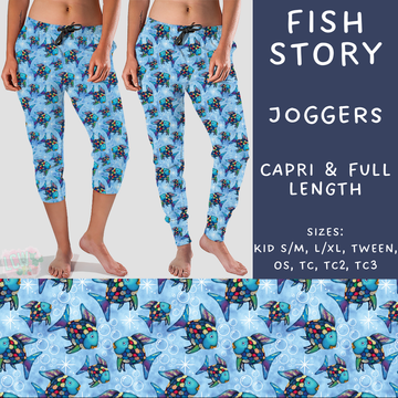 Batch #272 - Storybook Collection - Closes 1/17 - ETA late March - Fish Story Full and Capri Length Joggers