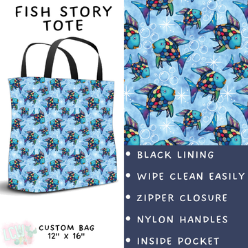 Batch #272 - Storybook Collection - Closes 1/17 - ETA late March - Fish Story Tote