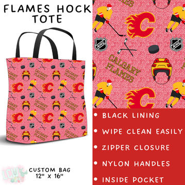 Batch #243 - Hockey - Closes 11/25 - ETA mid Jan - Flames Hock Tote