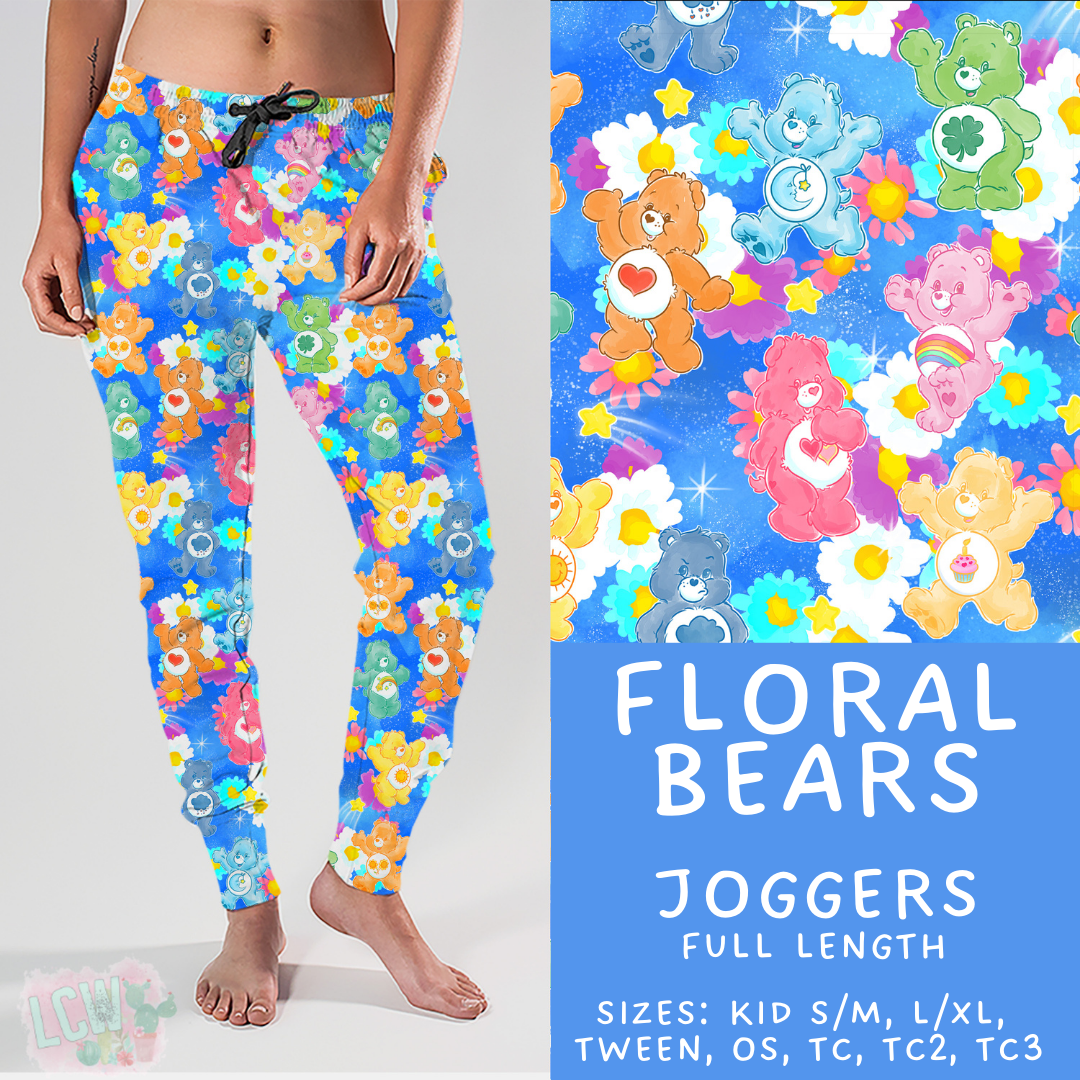 Batch #461 - October Request Run - Closes 12/9 - ETA late Jan - Floral Bears Joggers