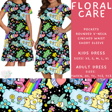 Batch #479 - Cool Characters 11 - Closes 1/21 - ETA mid/late March - Floral Care Adult & Kids Dresses