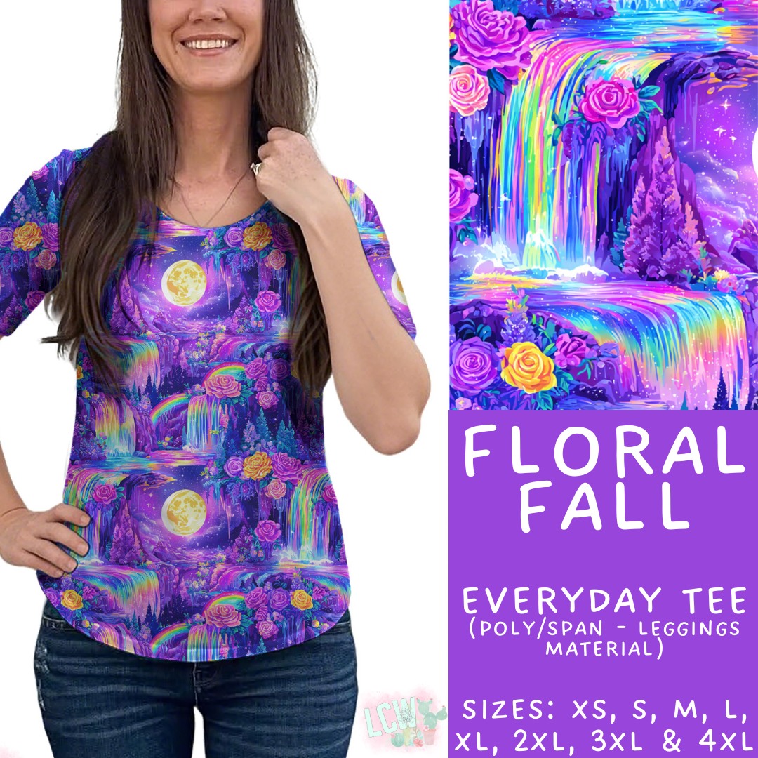 Batch #462 - Fun Run 17 - Closes 12/10 - ETA late Jan - Floral Fall Everyday Tee
