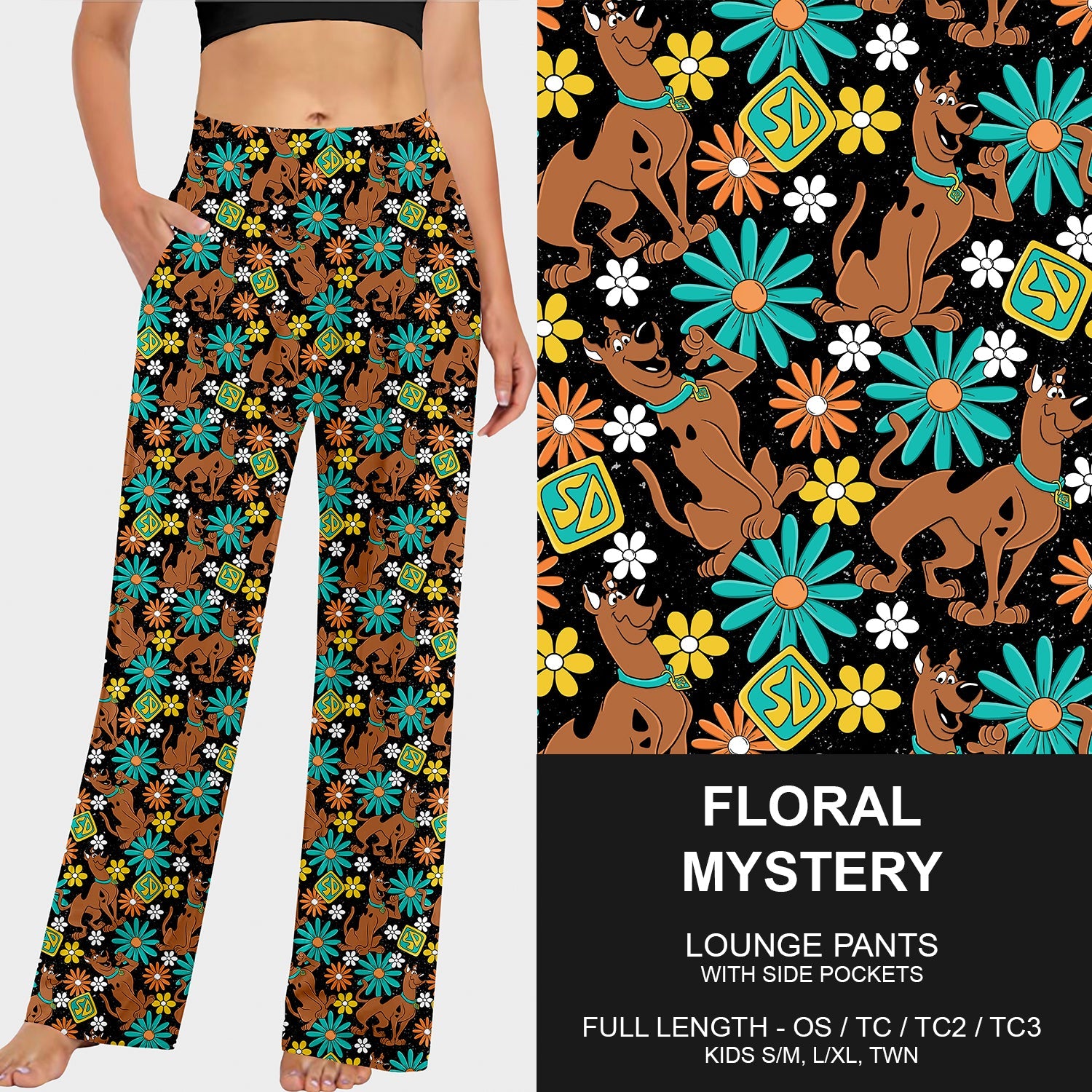 B164 - Preorder Floral Mystery Lounge Pants (Closes 7/07. ETA early Sept)