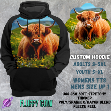 FLUFFY COW - CUSTOM HOODIE RUN PREORDER CLOSING 3/6