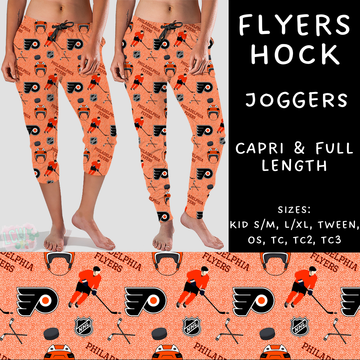 Batch #243 - Hockey - Closes 11/25 - ETA mid Jan - Flyers Hock Full and Capri Length Joggers