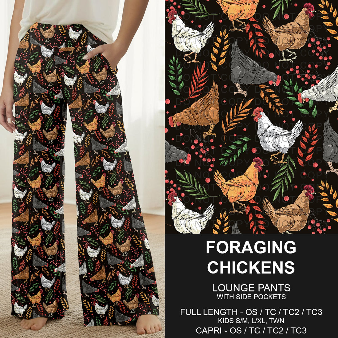 Foraging Chickens Lounge Pants
