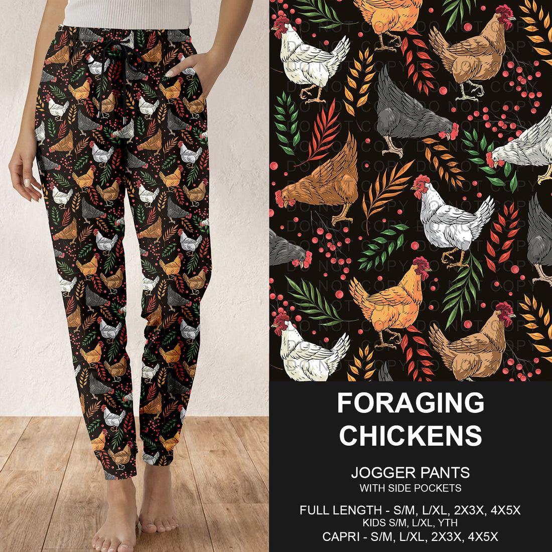 Foraging Chickens Joggers