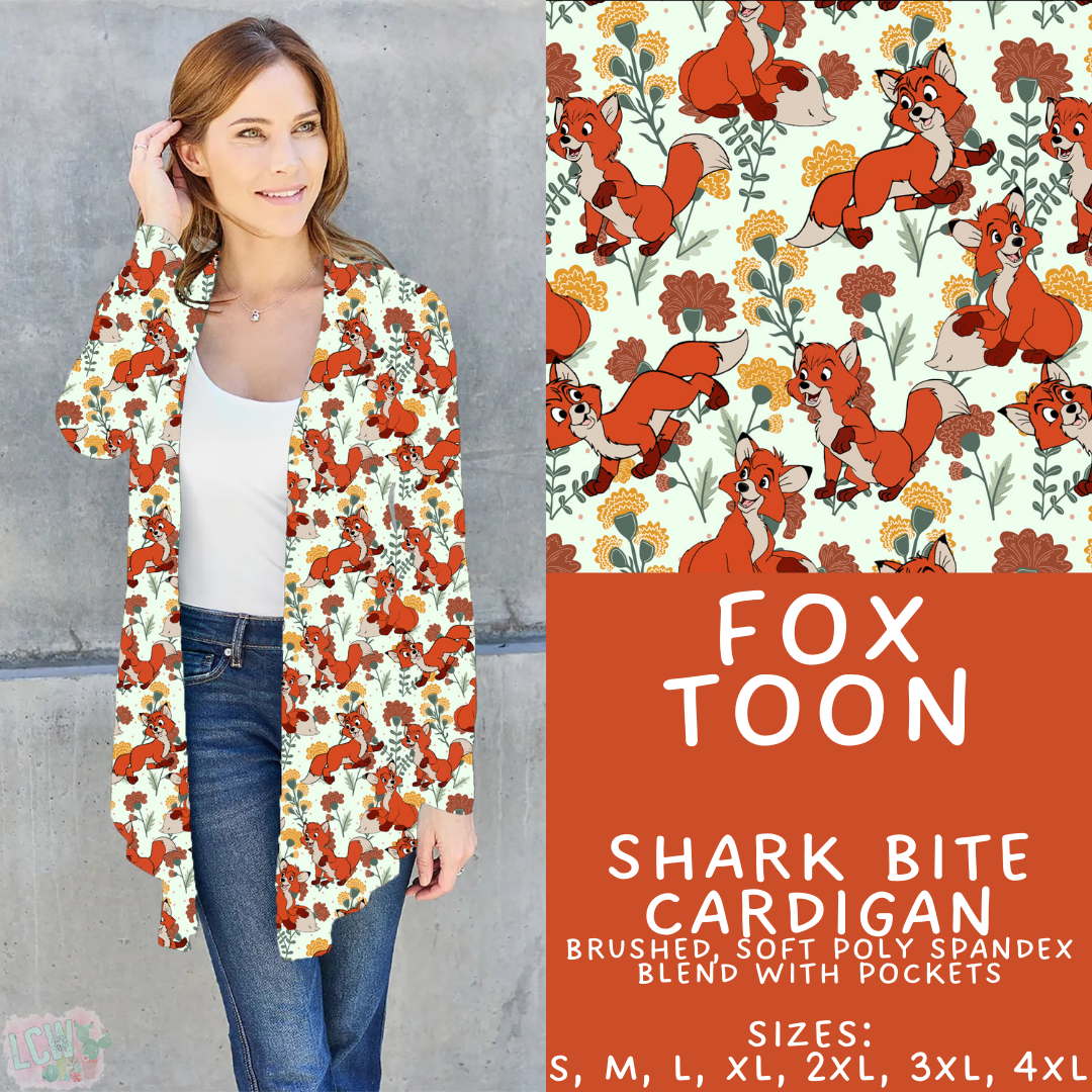 Batch #461 - October Request Run - Closes 12/9 - ETA late Jan - Fox Toon Cardigan