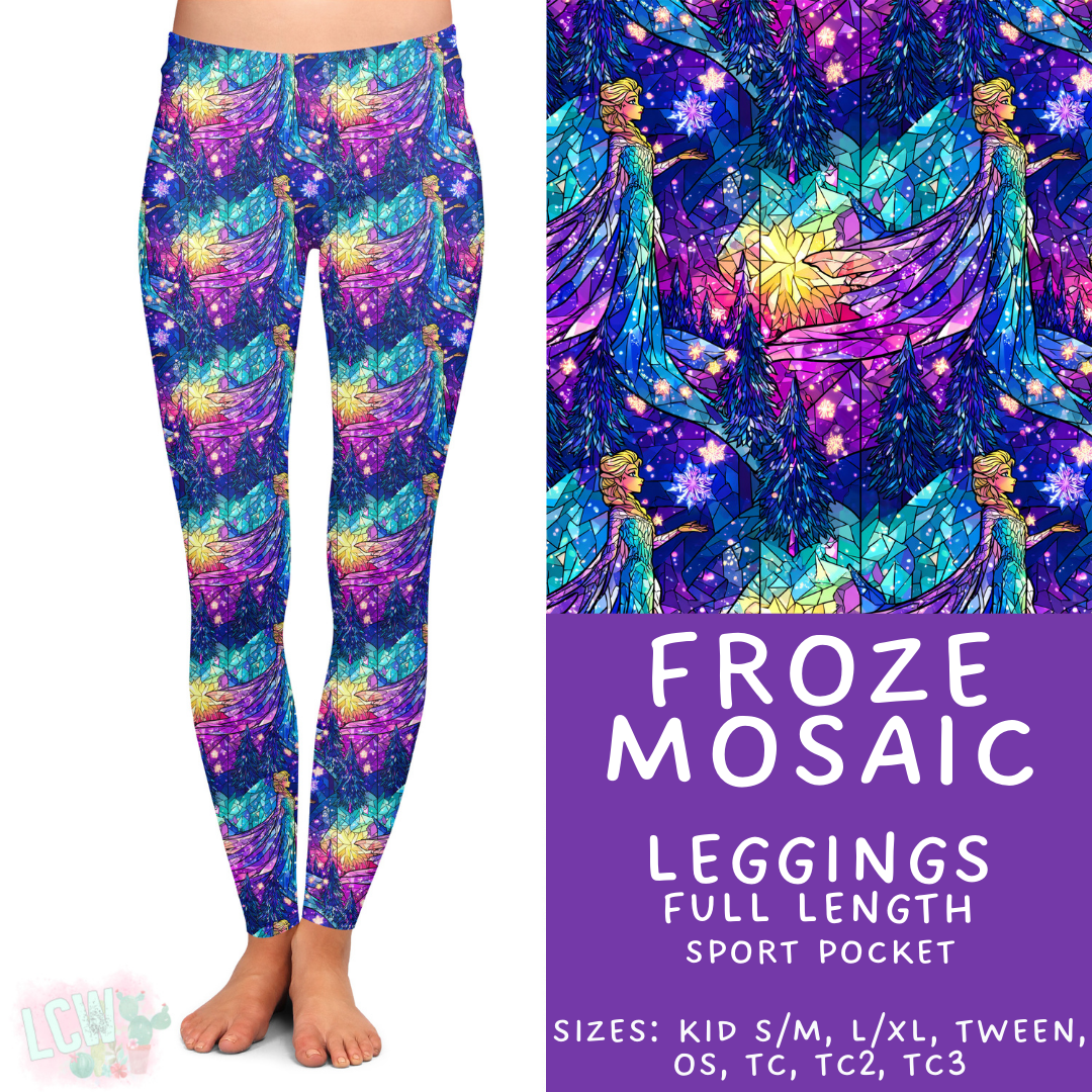 Batch #462 - Fun Run 17 - Closes 12/10 - ETA late Jan - Froze Mosaic Full Length Leggings
