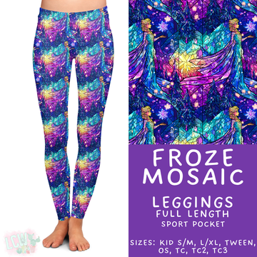 Batch #462 - Fun Run 17 - Closes 12/10 - ETA late Jan - Froze Mosaic Full Length Leggings