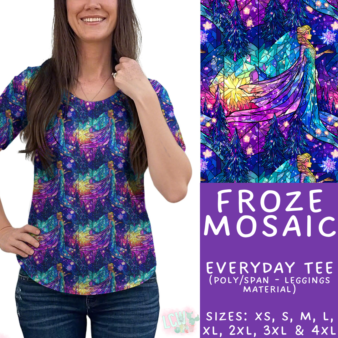 Batch #462 - Fun Run 17 - Closes 12/10 - ETA late Jan - Froze Mosaic Everyday Tee