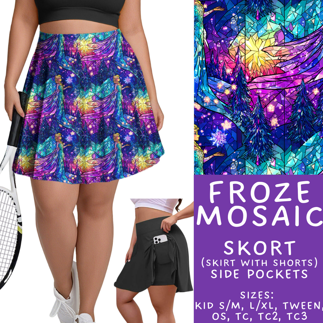 Batch #462 - Fun Run 17 - Closes 12/10 - ETA late Jan - Froze Mosaic Skort
