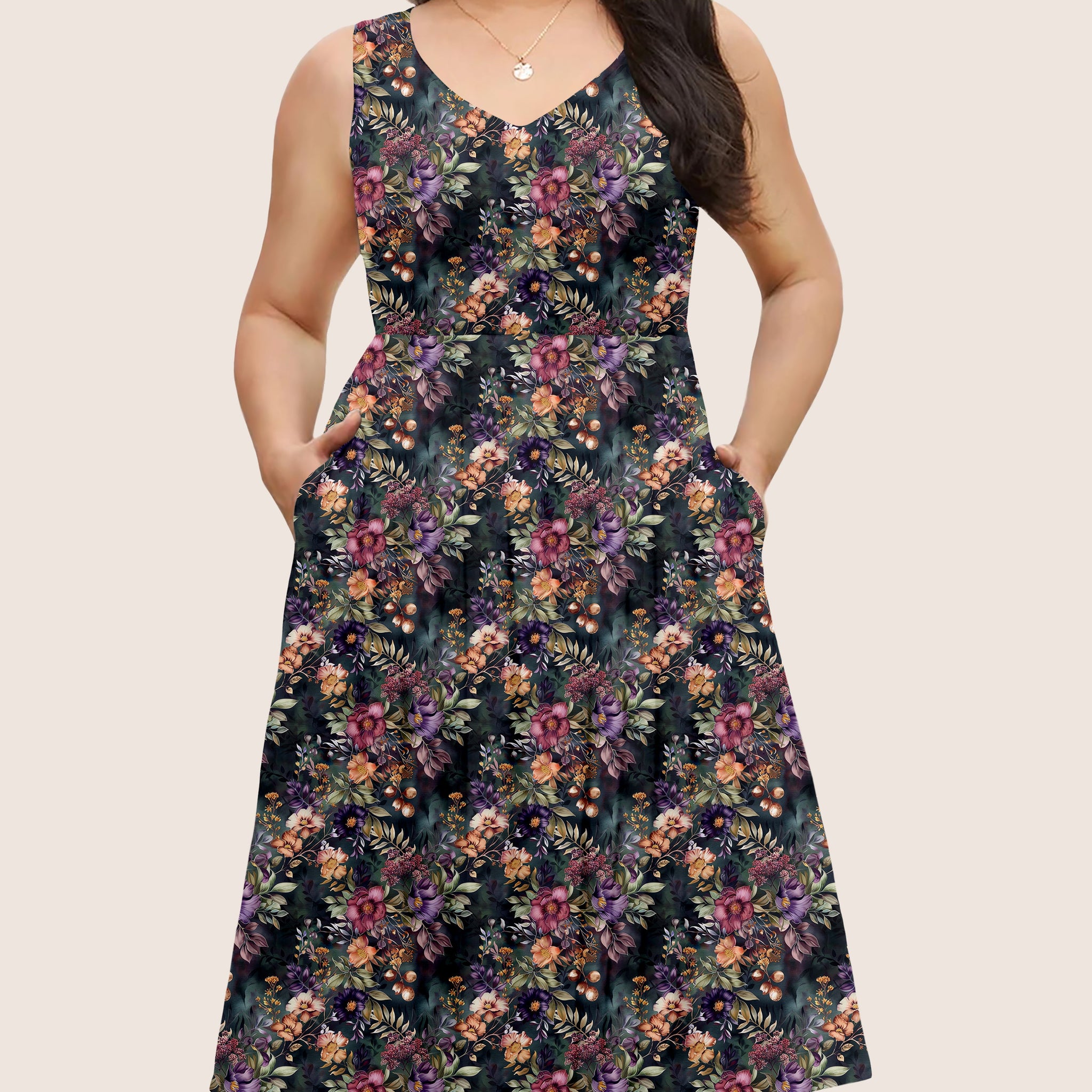 RTS - Fantasy Blooms Pocket Dress