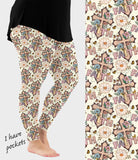 RTS - Floral Faith Leggings w/ Pockets