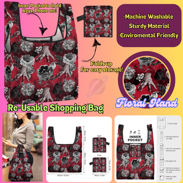 FLORAL HAND - Re-Usable Shopping Bags PREORDER Closing 1/15