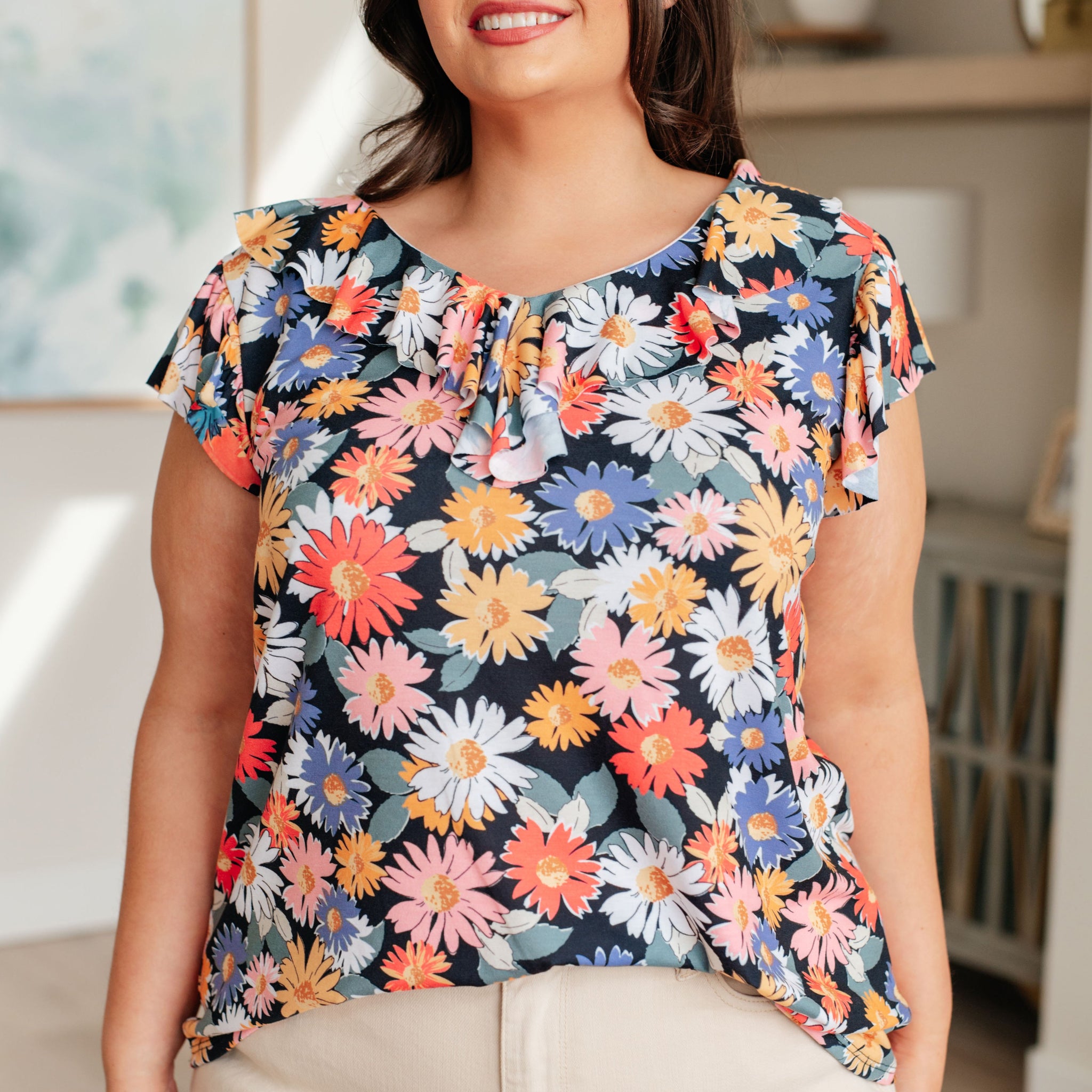 Flower Power Floral Top