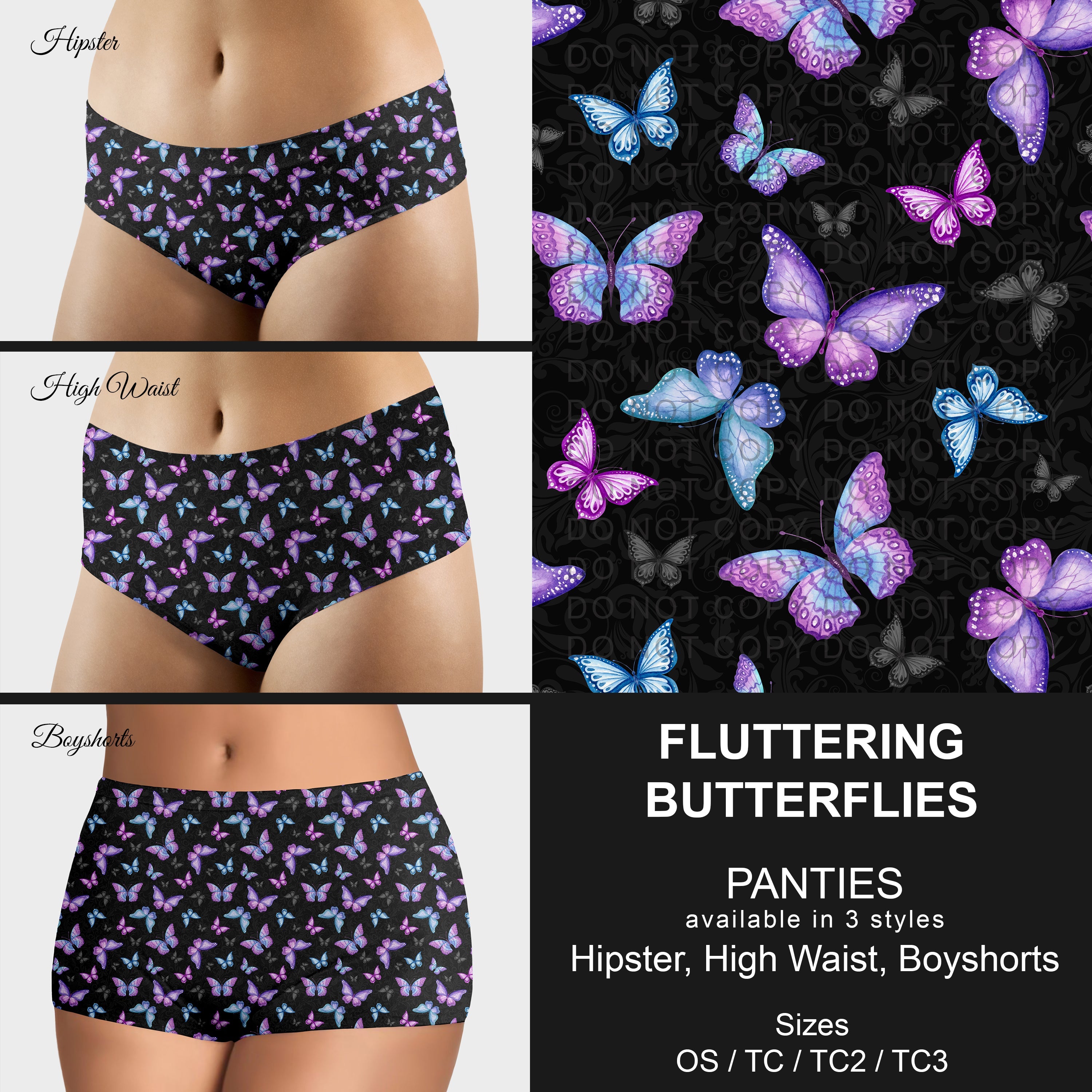 B306 - Preorder Fluttering Butterflies Panties (Closes 8/07. ETA mid October)