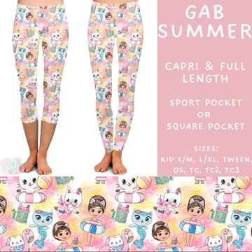 Batch #339 - Character Summer - Closes 5/15 - ETA mid July - Gab Summer Full and Capri Length Leggings