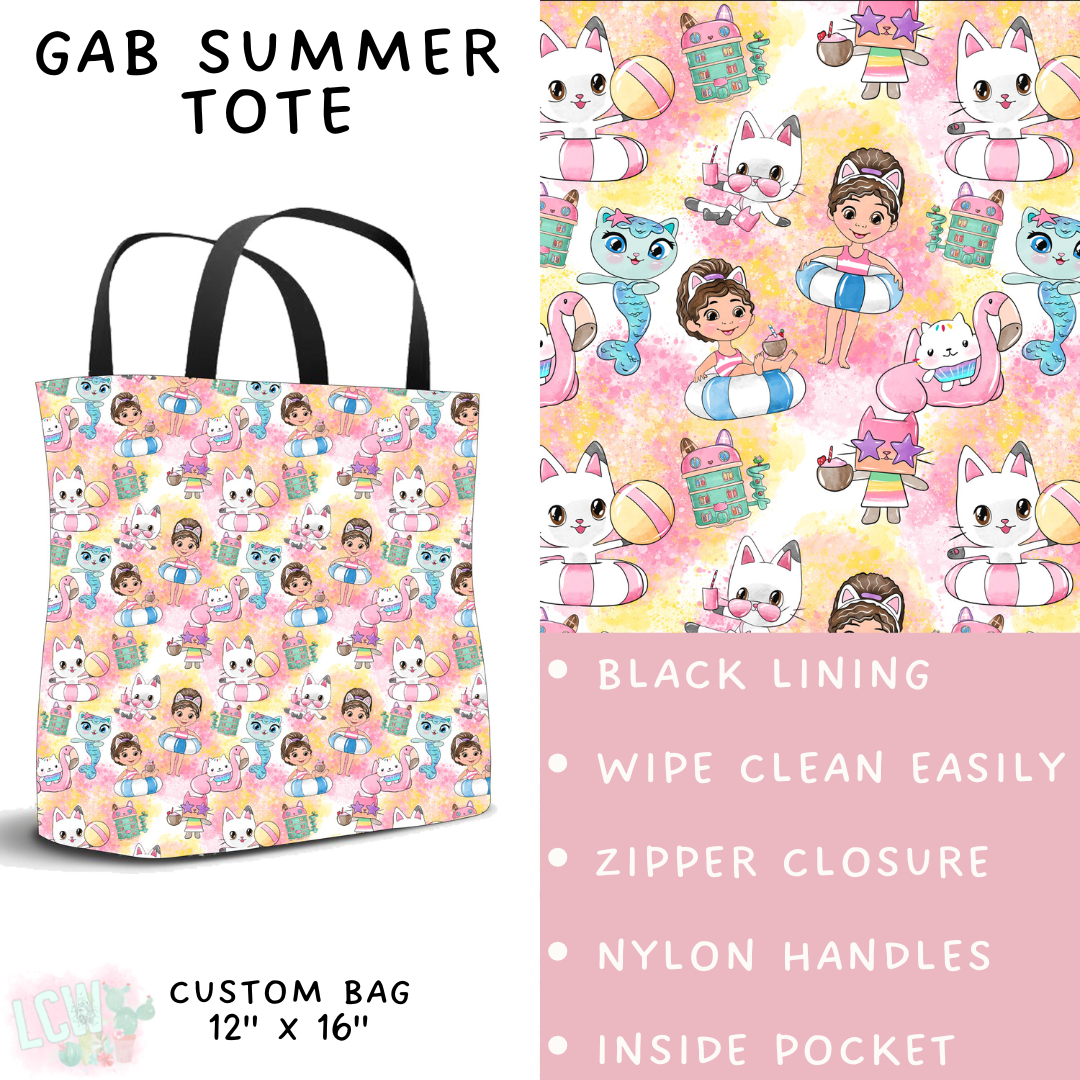 Batch #339 - Character Summer - Closes 5/15 - ETA mid July - Gab Summer Tote
