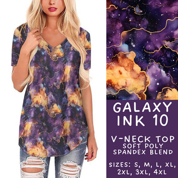 Batch #271 - Galaxy Ink Collection - Closes 1/16 - ETA mid/late March - Galaxy Ink 10 V-Neck Tee