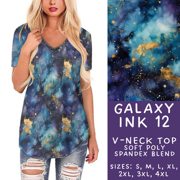 Batch #271 - Galaxy Ink Collection - Closes 1/16 - ETA mid/late March - Galaxy Ink 12 V-Neck Tee