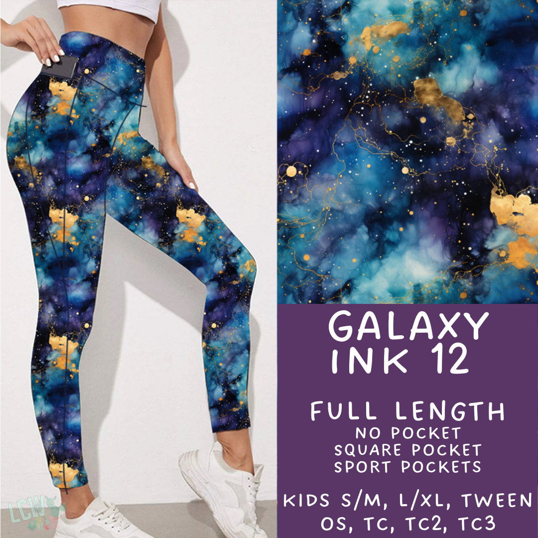 Batch #271 - Galaxy Ink Collection - Closes 1/16 - ETA mid/late March - Galaxy Ink 12 Leggings