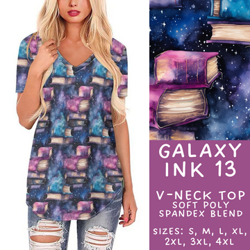 Batch #271 - Galaxy Ink Collection - Closes 1/16 - ETA mid/late March - Galaxy Ink 13 V-Neck Tee