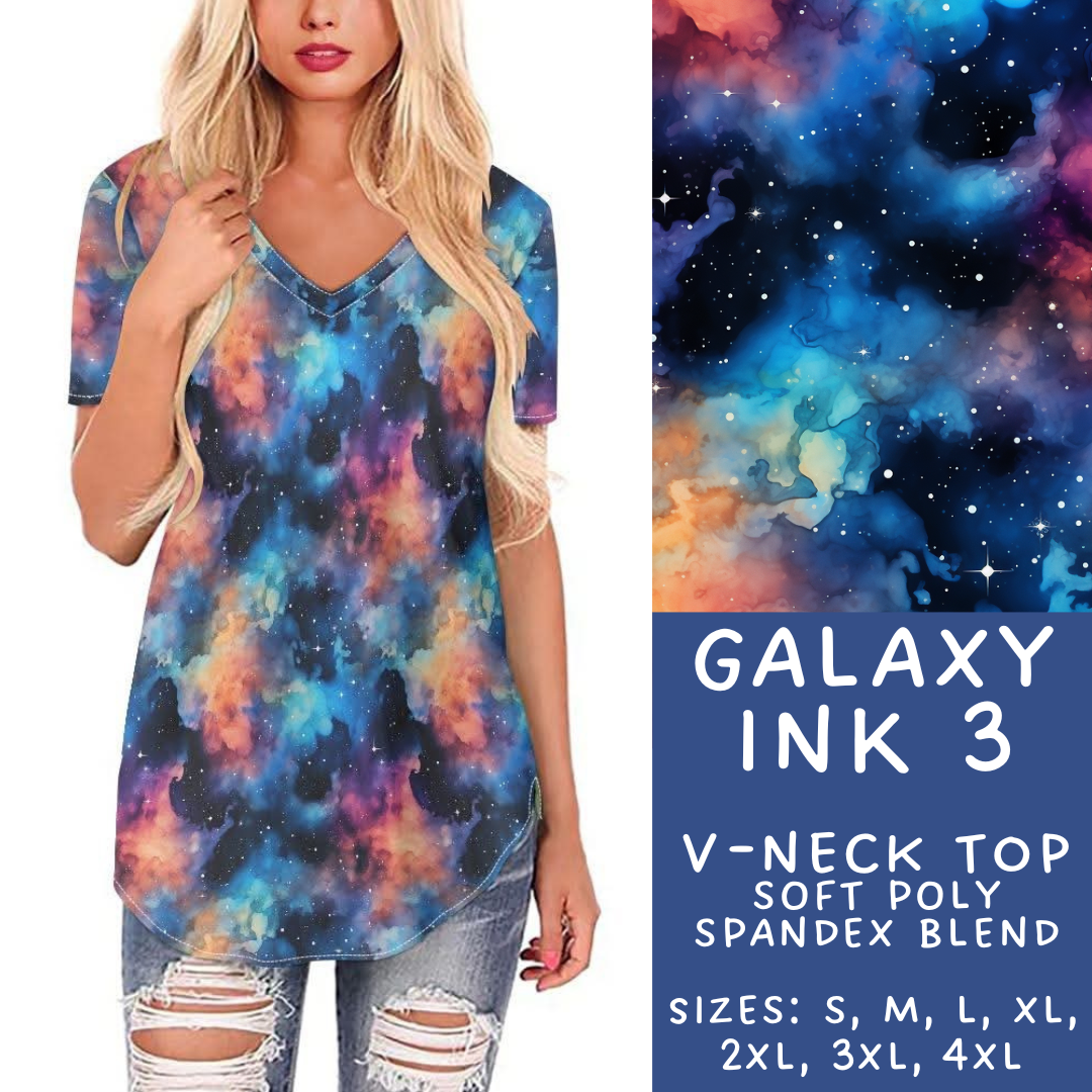 Batch #271 - Galaxy Ink Collection - Closes 1/16 - ETA mid/late March - Galaxy Ink 3 V-Neck Tee