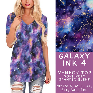 Batch #271 - Galaxy Ink Collection - Closes 1/16 - ETA mid/late March - Galaxy Ink 4 V-Neck Tee