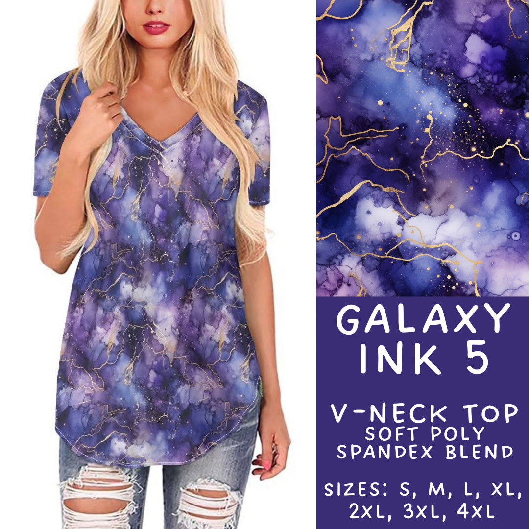 Batch #271 - Galaxy Ink Collection - Closes 1/16 - ETA mid/late March - Galaxy Ink 5 V-Neck Tee