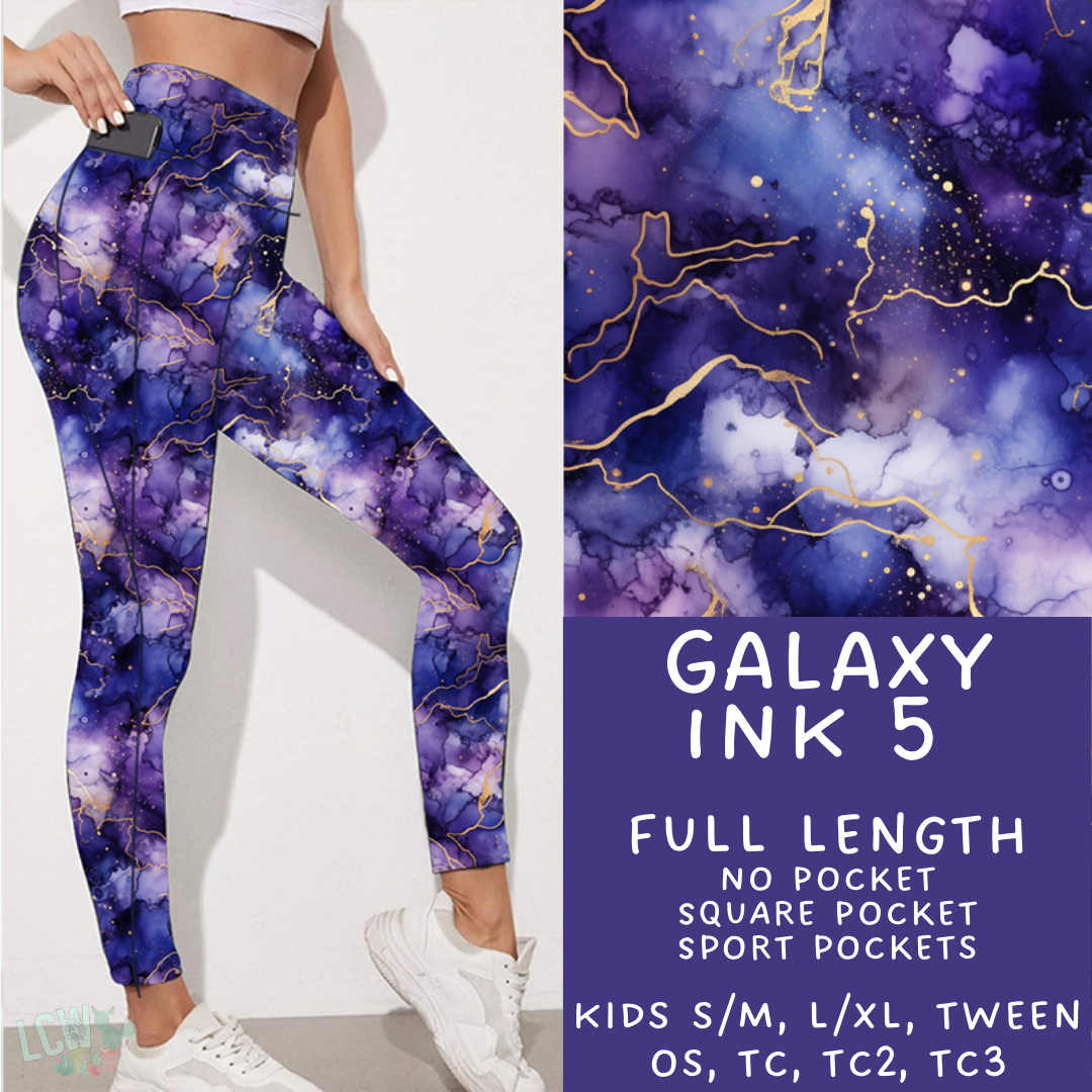 Batch #271 - Galaxy Ink Collection - Closes 1/16 - ETA mid/late March - Galaxy Ink 5 Leggings