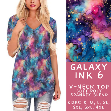 Batch #271 - Galaxy Ink Collection - Closes 1/16 - ETA mid/late March - Galaxy Ink 6 V-Neck Tee